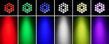 Amazon.co.jp: U`King 18x10W 防水ステージライト LEDパーライト 舞台