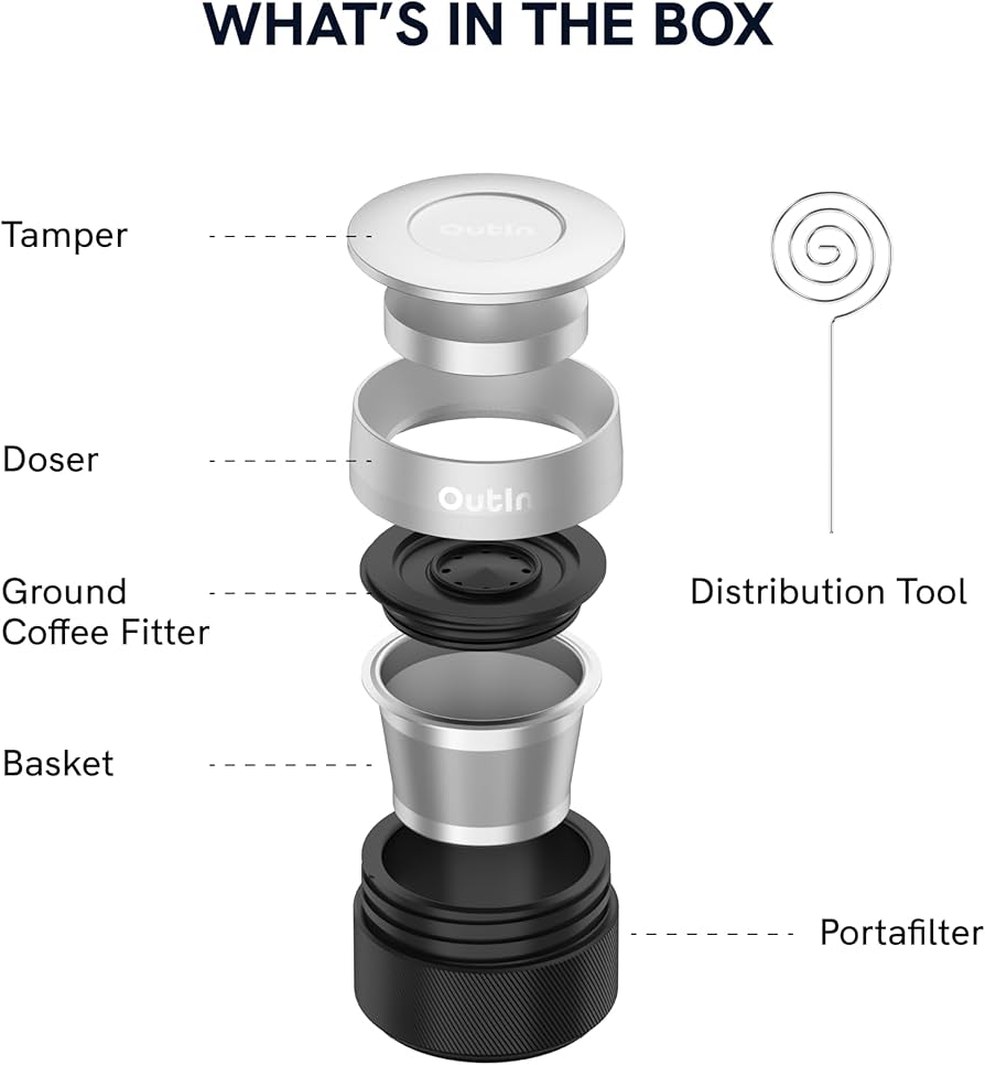 Amazon | OutIn ナノエスプレッソアクセサリーキット、バスケット