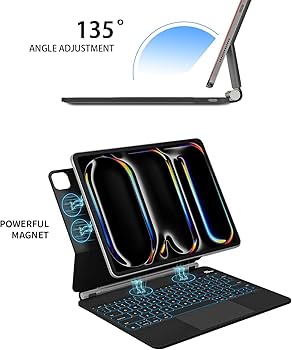Amazon.com: Emoonland Magic Keyboard for iPad 13 Pro (M4), iPad