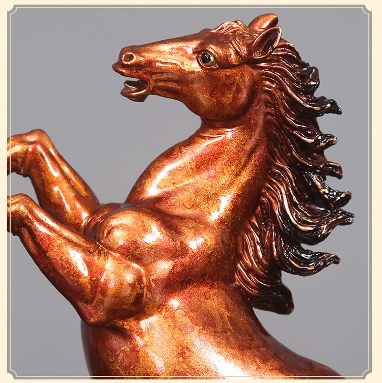 Amazon.co.jp: MOZART カラフルな銅の創造的な馬の装飾品真鍮の馬が