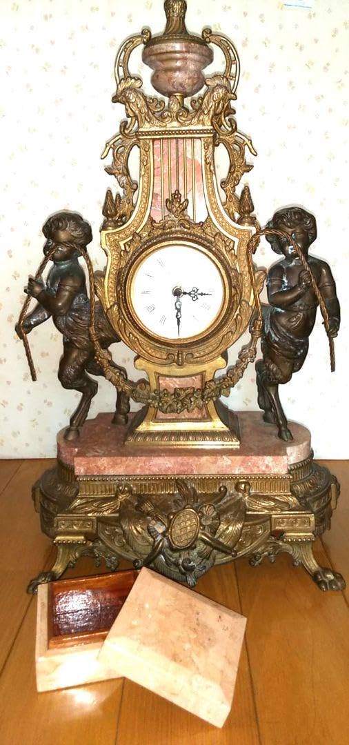 Amazon.co.jp: インペリアル 大理石置き時計 小物入れ セット