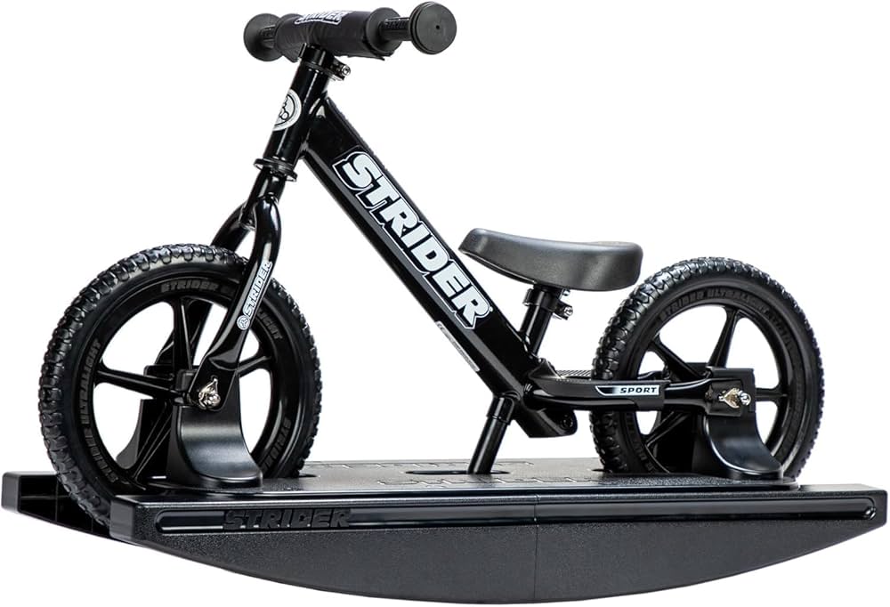 Amazon.com : Strider 12” Pro Bike (Black Pearl) + Rocking Base