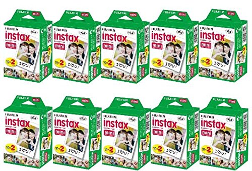 Amazon | チェキフイルム instax mini インスタックスミニ 2P×10 計200