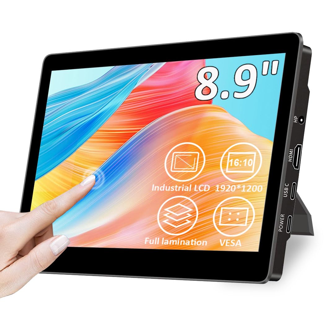 Amazon.com: Magedok 8.9 inch Touch Monitor with Stand| 1920 * 1200