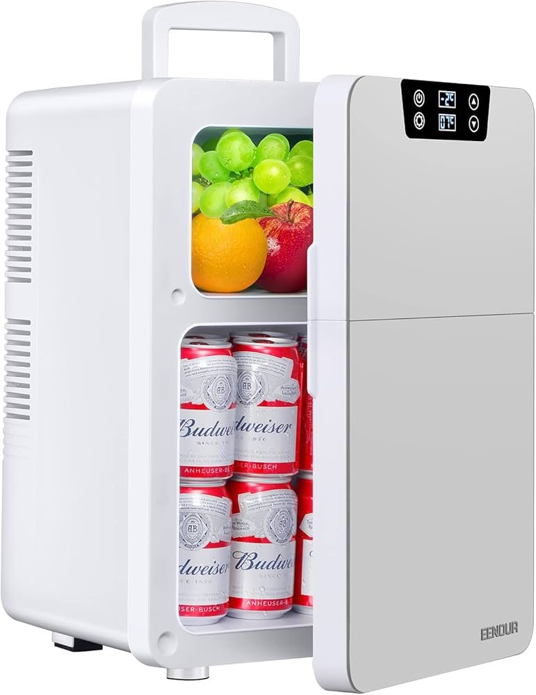 Amazon | EENOUR 冷温庫 20L ミニ冷蔵庫 ポータブル 保冷庫 小型 2ドア