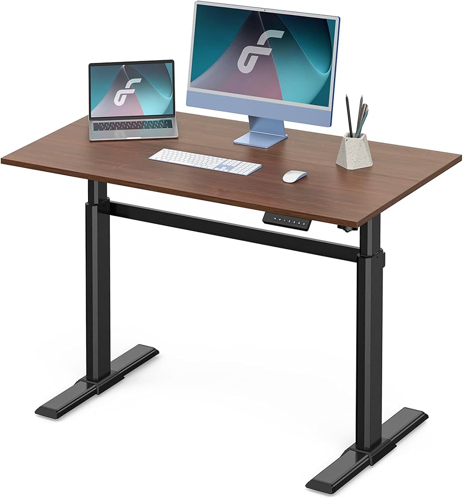 Amazon | Fenge 電動昇降デスク スタンディングデスク 昇降式テーブル