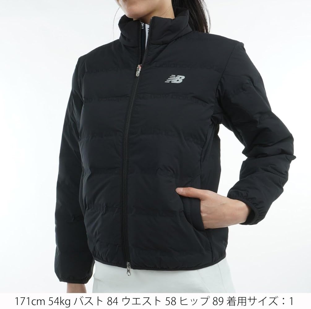 Amazon | [ニューバランス] レディース ダウンブルゾン (撥⽔性・防