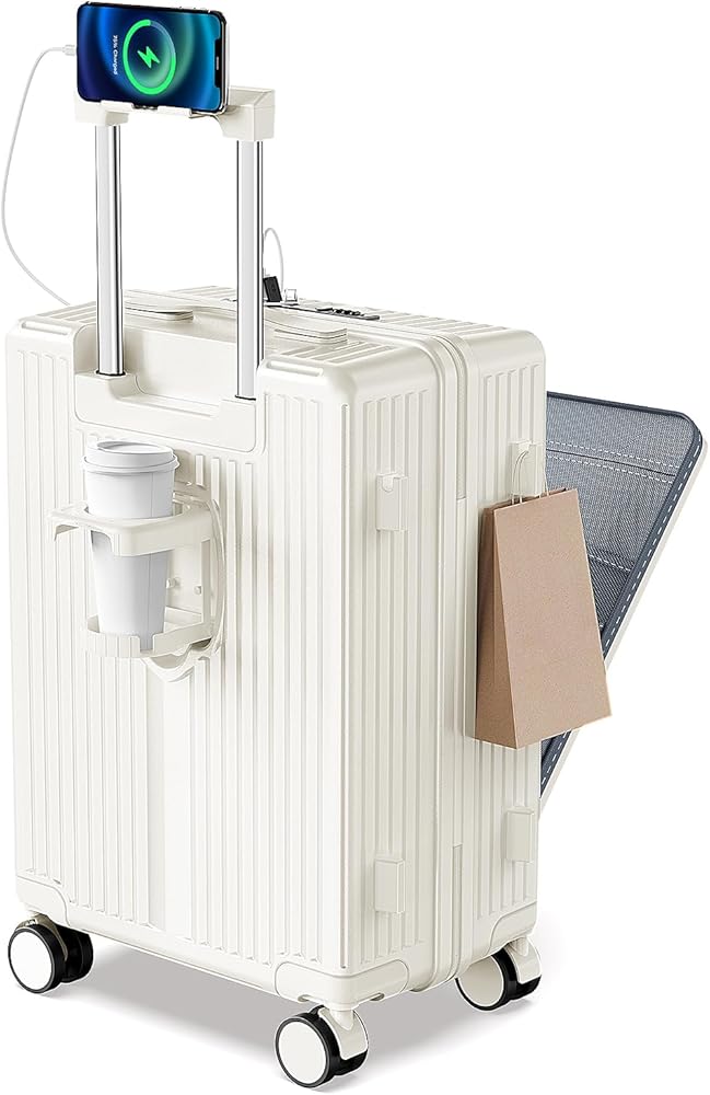 Amazon.co.jp: [EnjoyNest] スーツケース フロントオープン キャリー