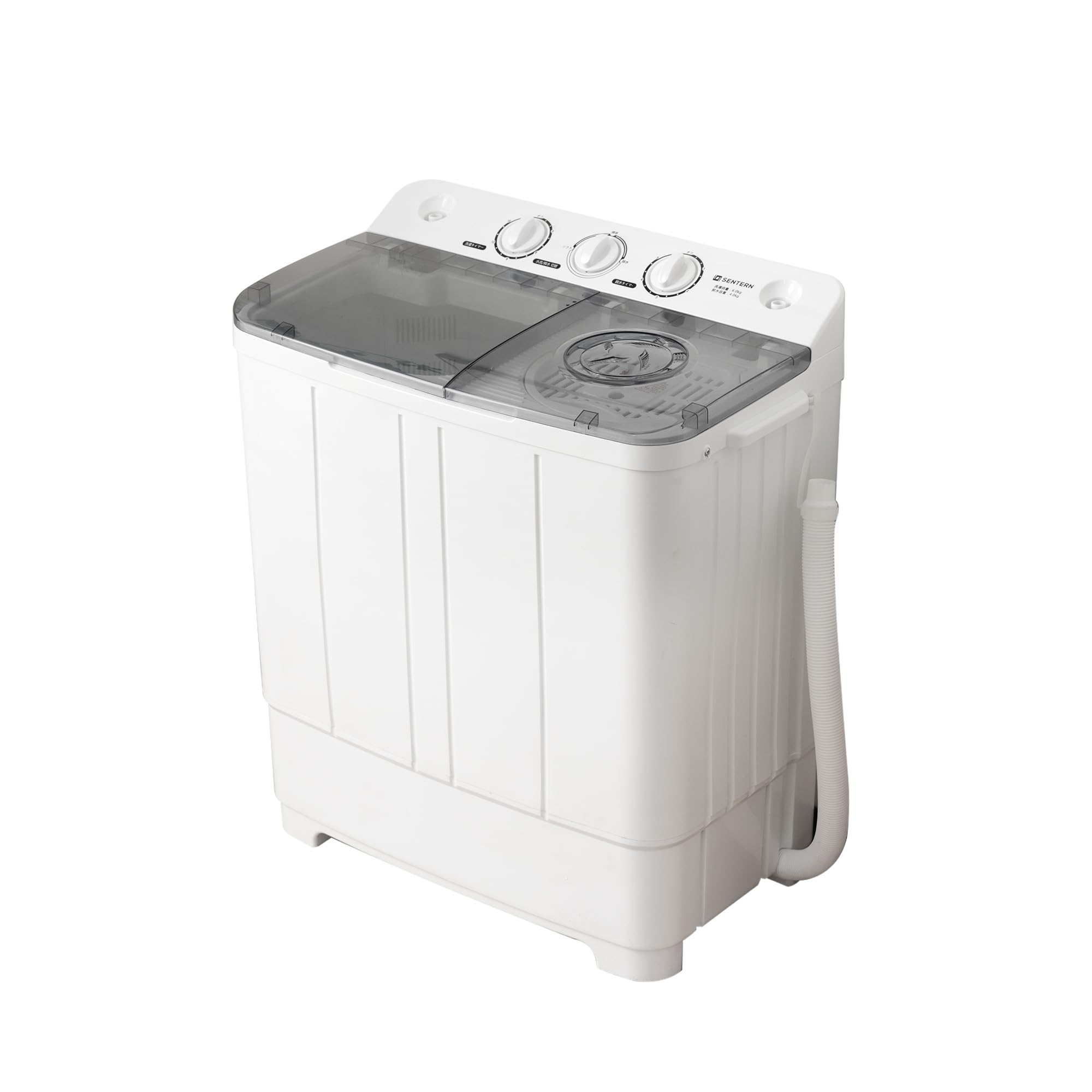 Amazon | Freeberty 二槽式洗濯機 縦型 小型 2槽式 洗濯6kg/脱水槽4kg