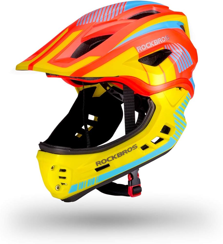 Amazon | ROCKBROS（ロックブロス）ヘルメット こども用 フルフェイス