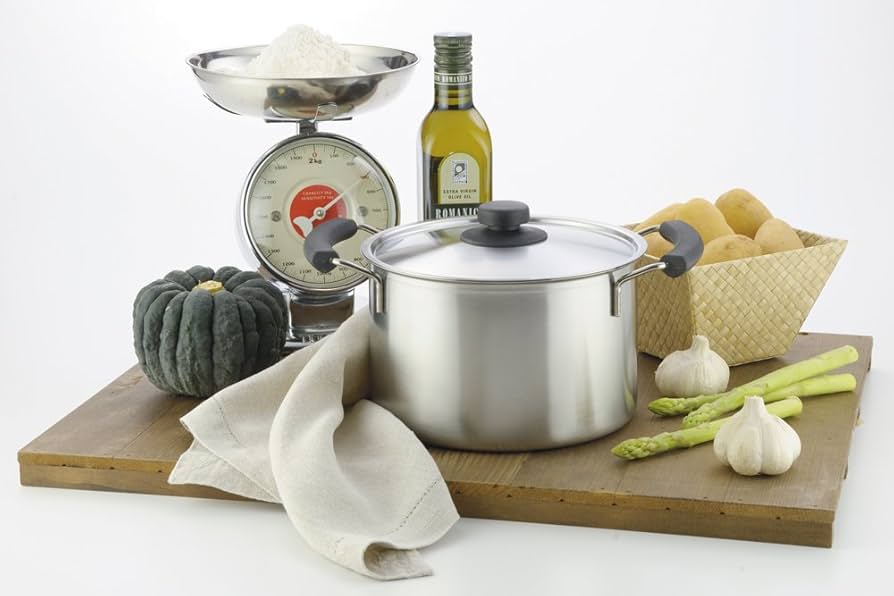 Amazon｜ヨシカワ 深型両手鍋 22cm ソースポット IH・直火対応