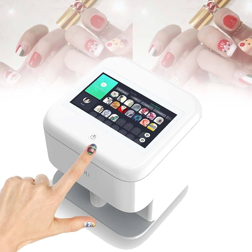 Amazon.co.jp: ポータブルネイルアートプリンター、3Dスマート自動