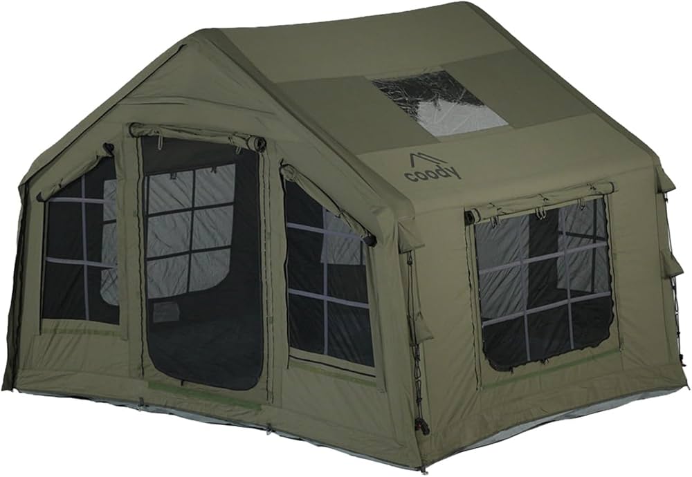 Amazon.co.jp: coody エアテント8.0 (オリーブグリーン) : スポーツ