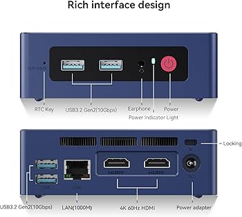 Amazon.co.jp: Beelink Mini S12 Pro Mini PC, Mini Computer with