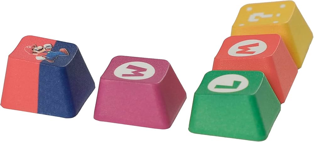 Amazon | Mechkeeb OEM プロフィール マリオ ノベルティ キーキャップ