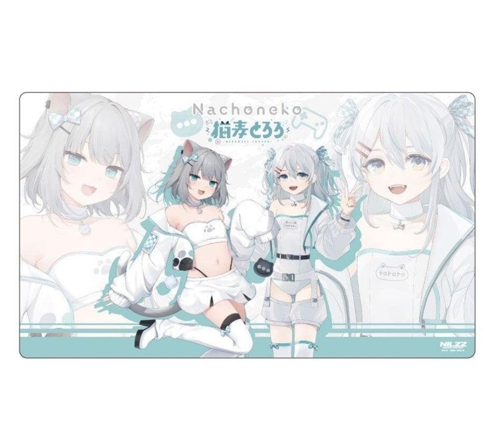 Amazon.co.jp: NILZZ Racing ラバーマット デスクマット 猫麦とろろ 甘