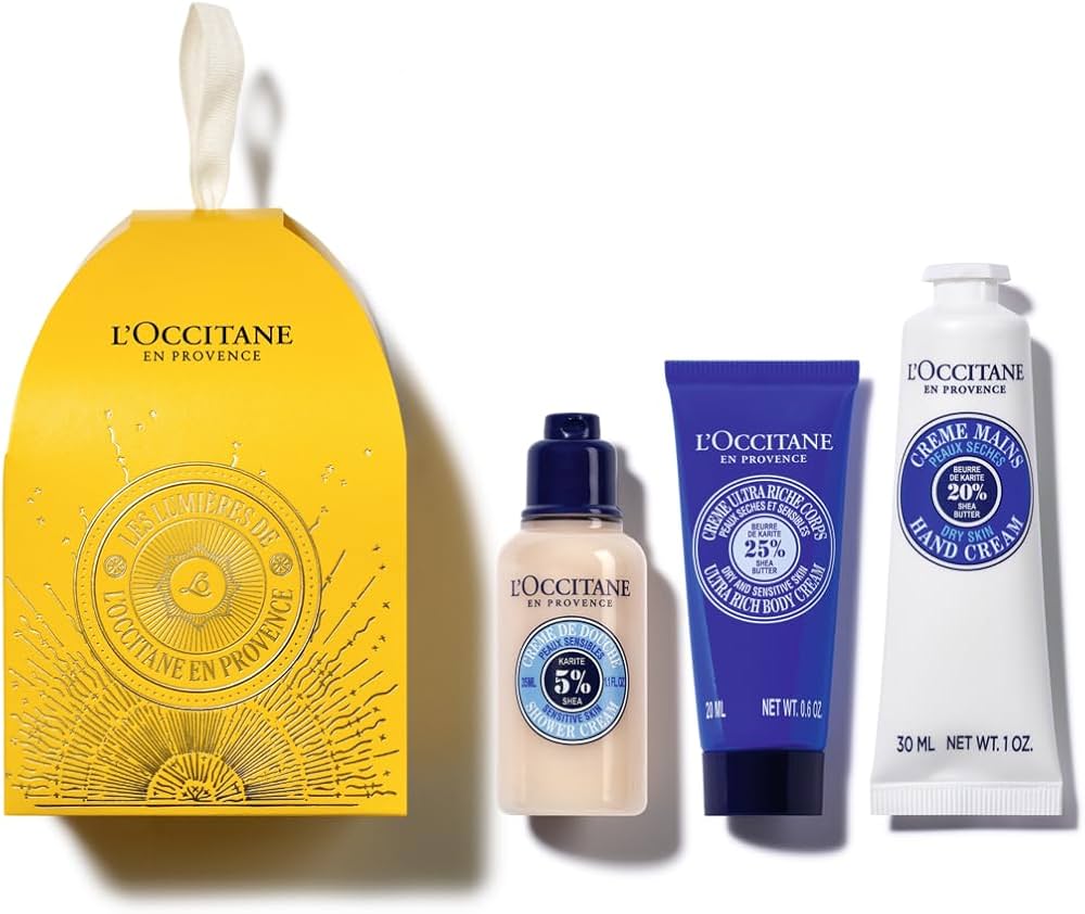 Amazon.com: L'Occitane Shea Holiday Ornament Beauty Gift Set