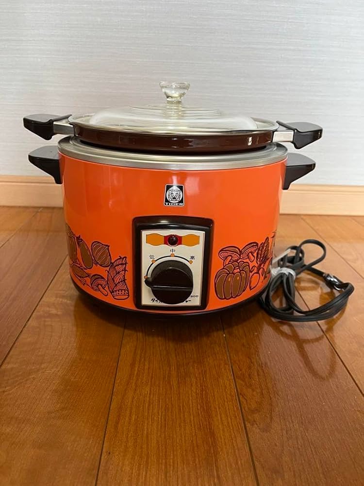 Amazon.co.jp: 品 タイガー 煮物ジャー JLC-300 電気鍋 レトロ