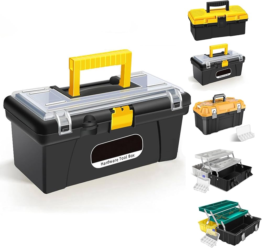 Amazon.co.jp: 修理 工具 収納 工具箱 積み重ね収納 3段/2段 大容量 多