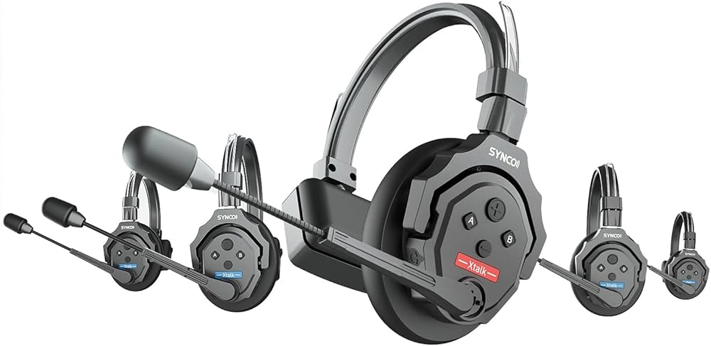 Amazon.com: SYNCO Xtalk X5 5-Person Wireless Intercom Headset