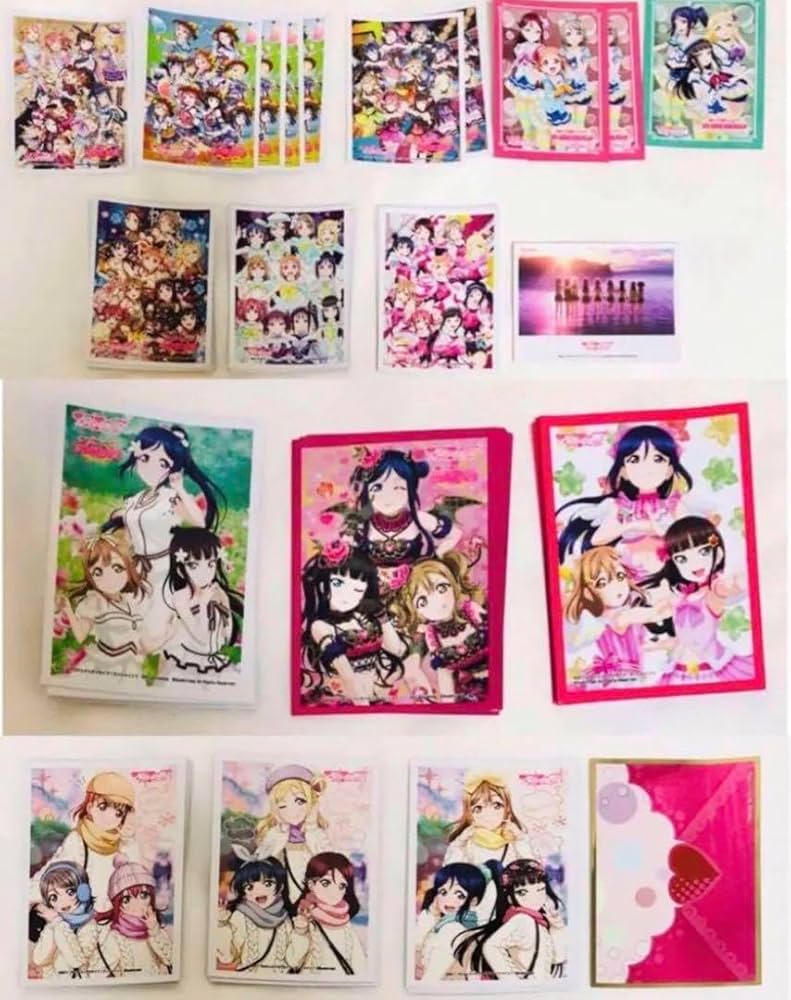 Amazon.co.jp: ラブライブ Aqours スクコレ スリーブ 纏め売り UR