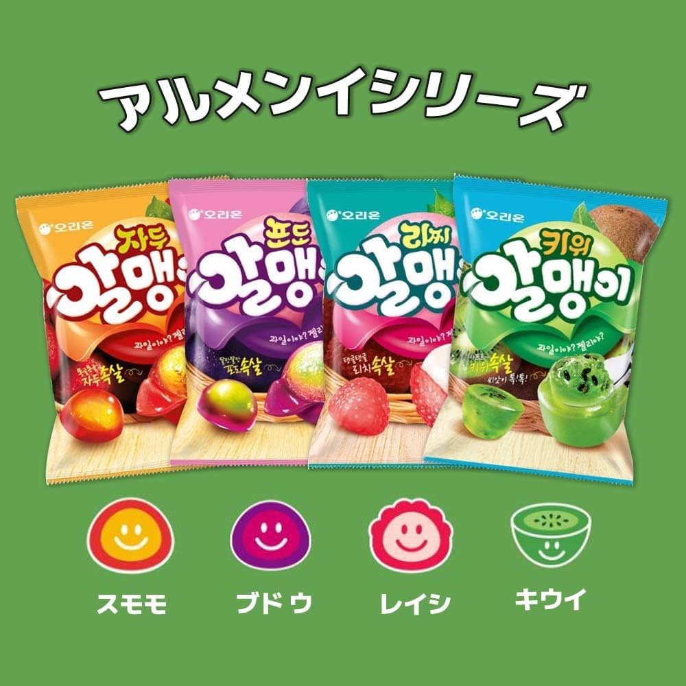 Amazon | 韓国グミ マイグミ オリオン 果汁グミ 4種アソート（葡萄