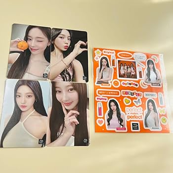 Amazon.co.jp: ミジャンセン aespa 特典 トレカ 4枚 + ステッカー