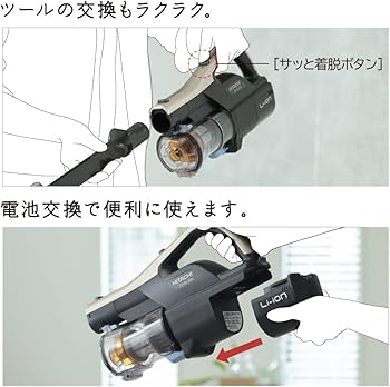 Amazon | 日立 掃除機 パワかる コードレス スティッククリーナー PV