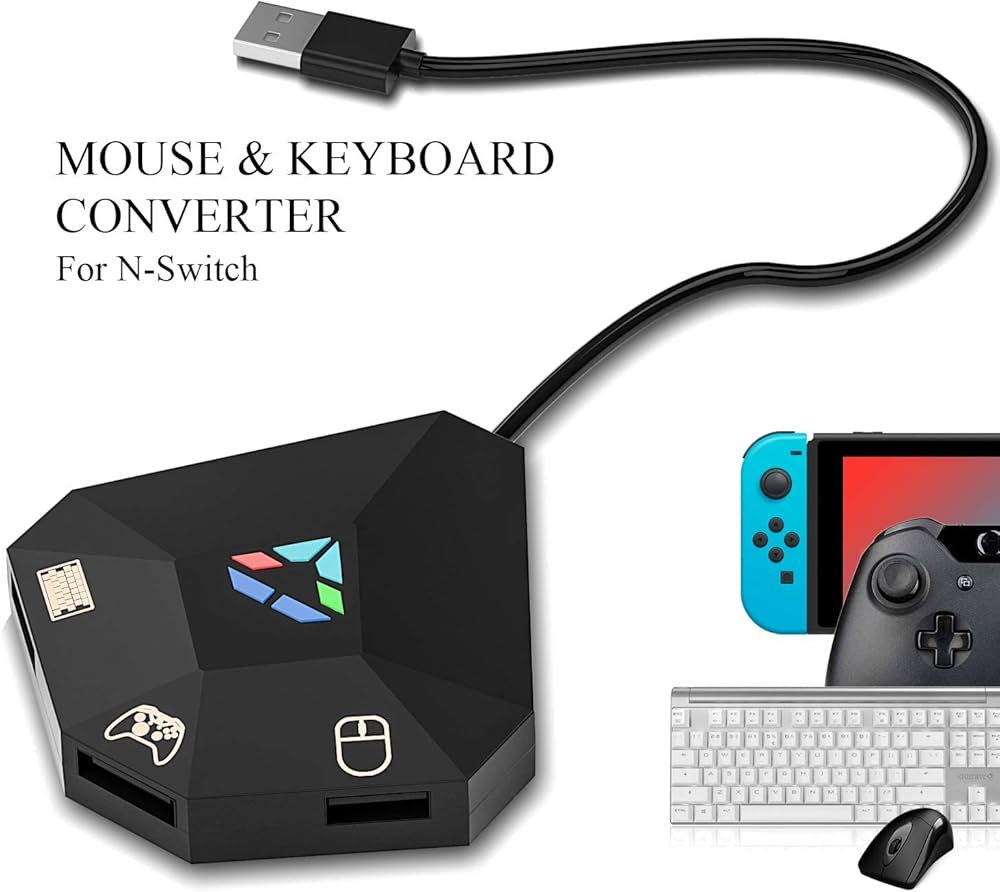 Amazon.com: ECHZOVE Keyboard and Mouse Adapter for Nintendo Switch