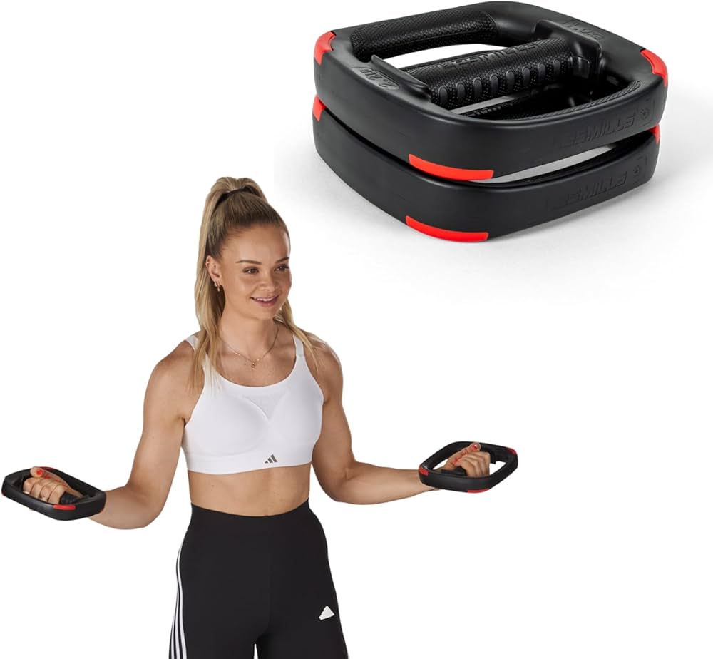 Amazon.co.jp: Les Mills™ デュアルパーパス2.2ポンド人間工学ハンド