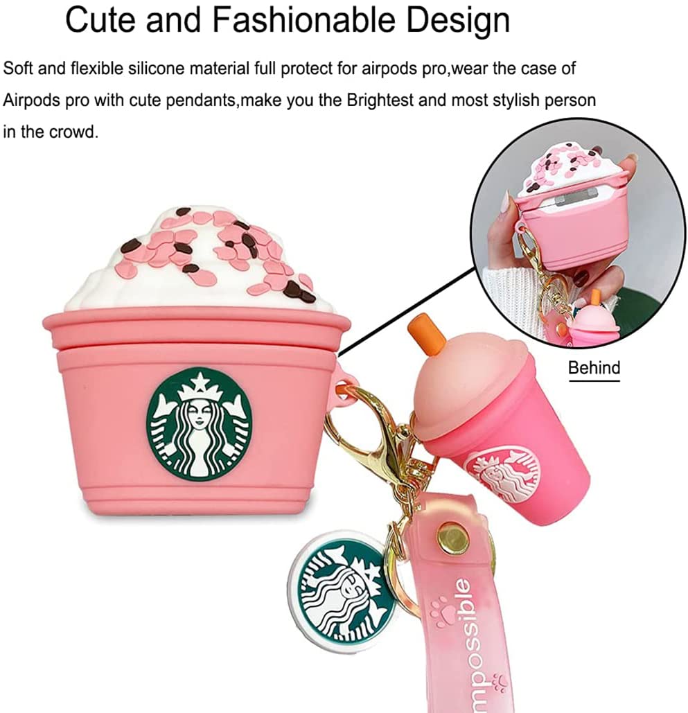 Amazon.com: Cute Kawaii Ice Cream Cup Case for AirPods Pro 2nd