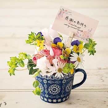 Amazon.co.jp: ヘッズ 日本製 メッセージカード 9.1×5.5cm フラワー