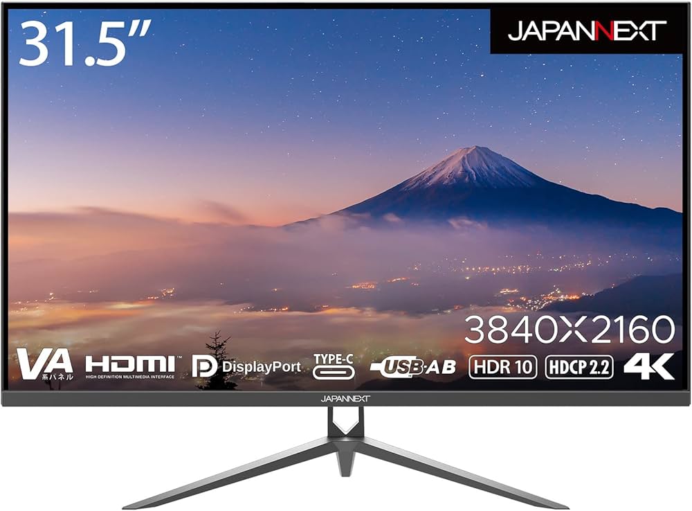Amazon.co.jp: JAPANNEXT 31.5インチ モニター 4K UHD 3840x2160解像度
