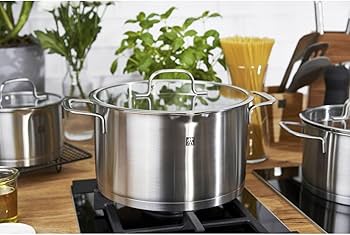 ZWILLING Trueflow Stock Pot, 24 cm - Glass Lid with Strainer