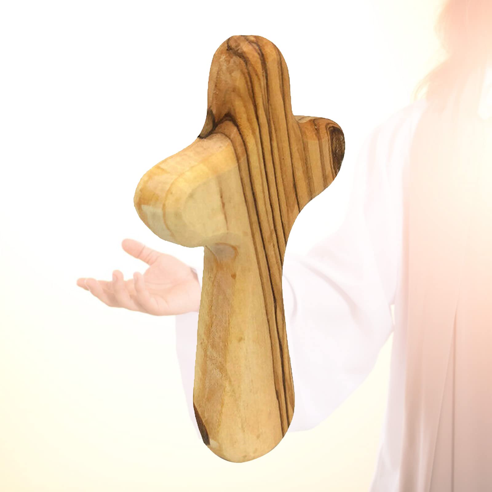 十字架悠久の祈りペルー土産教会銅板細工ガラスドーム欅板台希少玄関