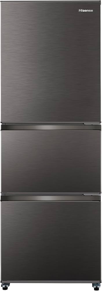 Amazon | Hisense 冷蔵庫 幅55.4cm 282L スペースグレイ HR-D2802S 3