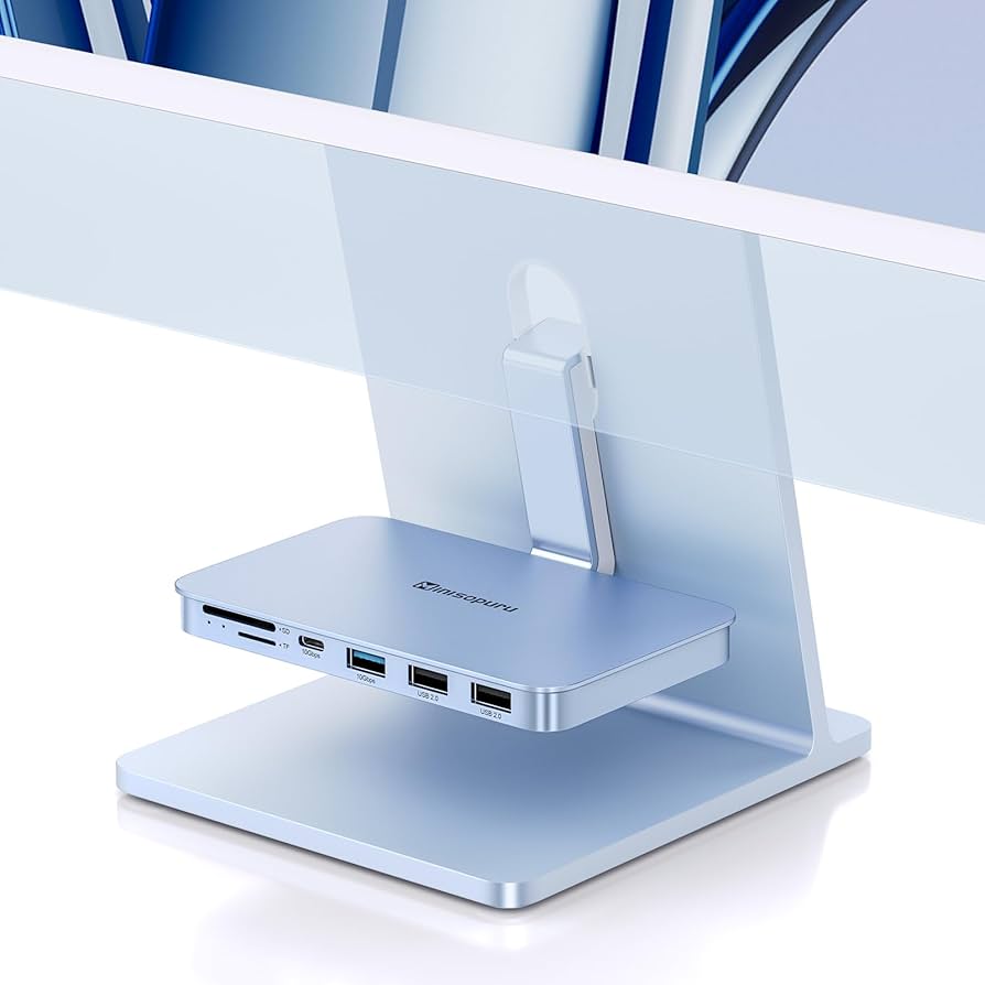 iMac ブルー 24-inch M3 2023 4port, Dock付 Amazon.com: USB C HUB