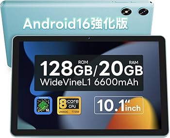 Amazon.co.jp: 【Android 16強化版】タブレット 10インチ Wi-Fiモデル