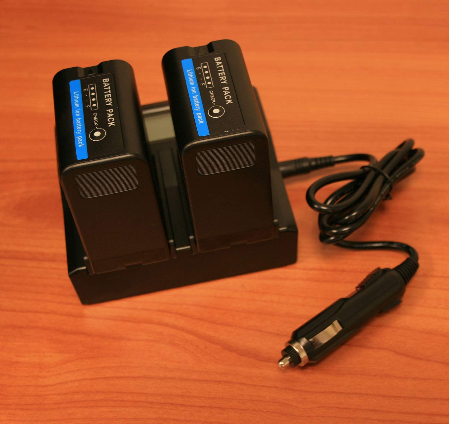 Amazon.com : Wasabi Power Dual LCD Battery Charger for Sony BC-U1