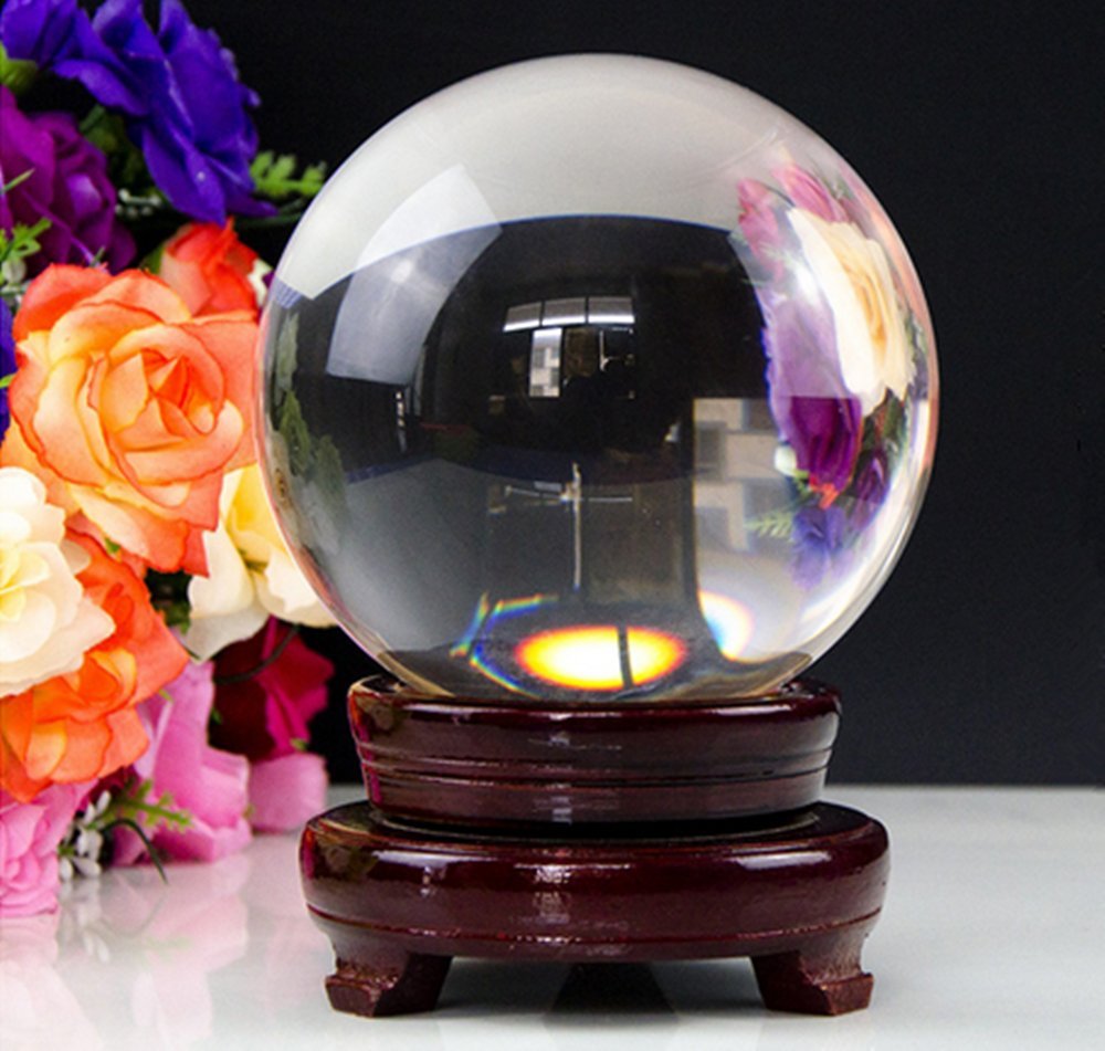 Amazon.co.jp: somnus 水晶玉 150mm 無色透明 クリスタルボール 水晶