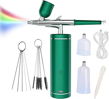 Amazon.co.jp: DAIDAIZAIエアブラシエアーブラシ充電式口径0.3mm残電量