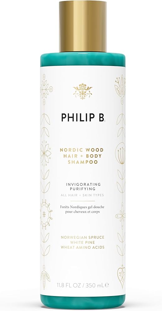 Amazon.com : PHILIP B Nordic Wood Hair + Body Shampoo, 11.8 fl. oz