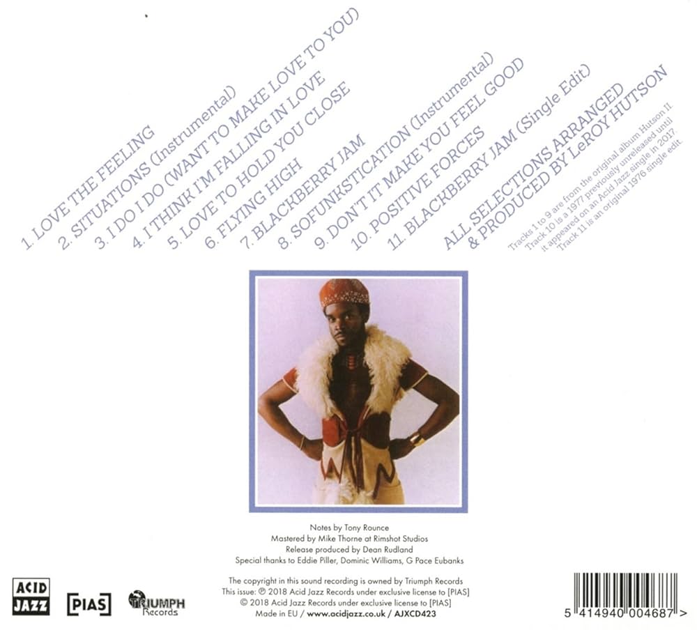 Hutson Ii: HUTSON,LEROY: Amazon.ca: Music