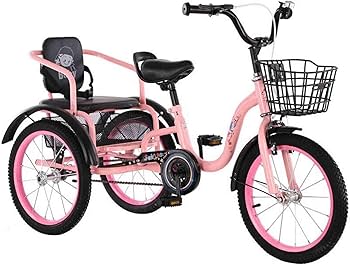 Amazon | 子供用シングルスピード三輪車 3～12歳向け、 16 インチの