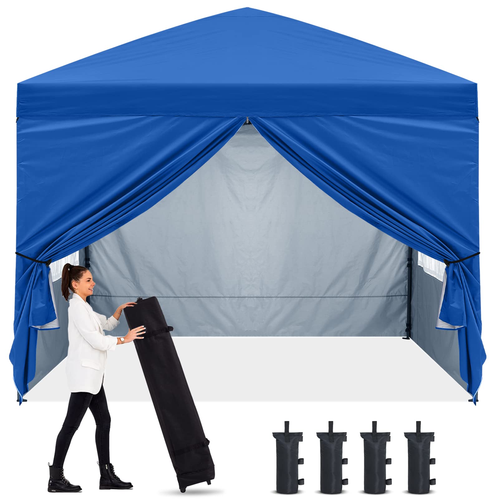 Amazon | ABCCANOPY タープテント ワンタッチタープテント サイド