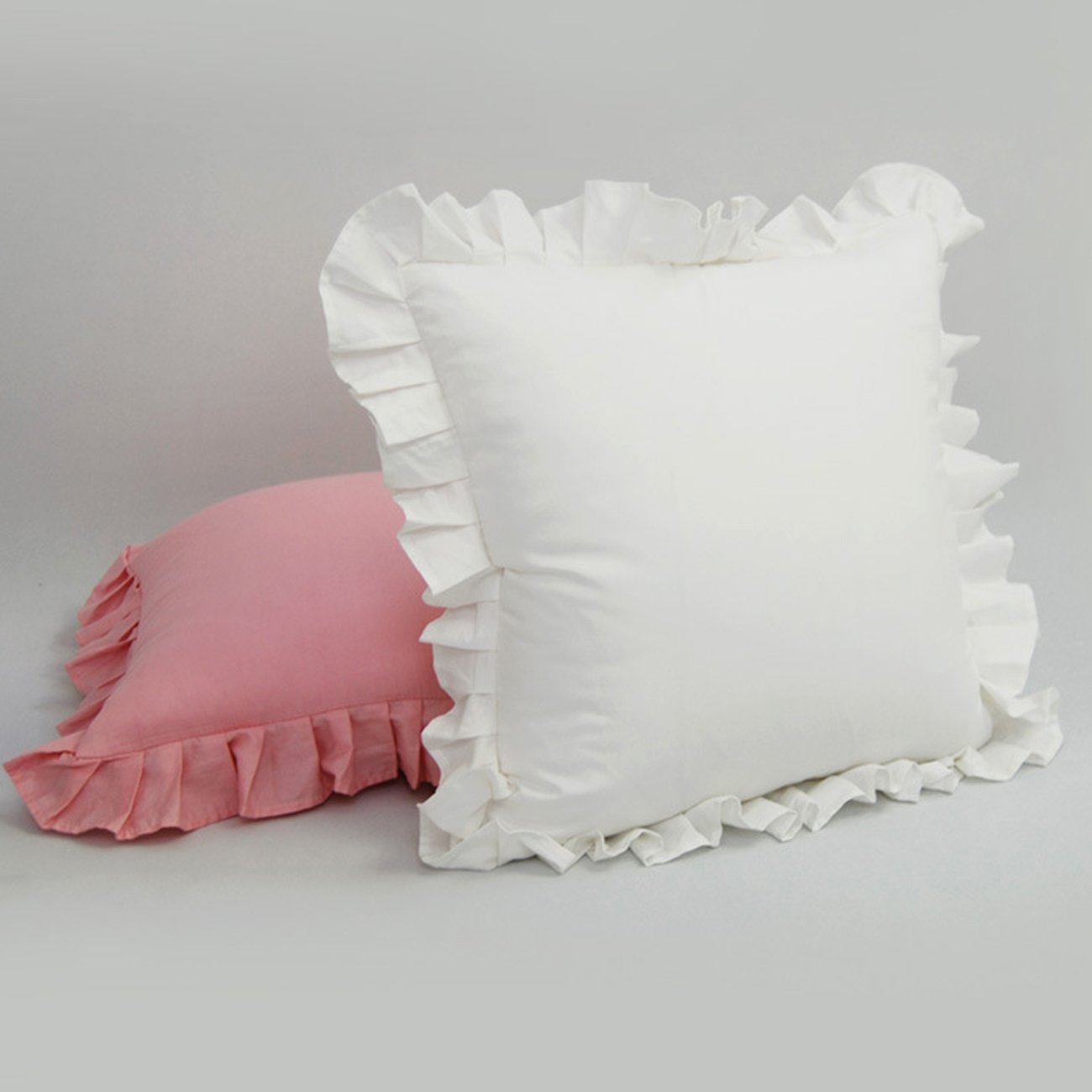 Amazon.co.jp: クッションカバー 45×45cm おしゃれ 綿100% ピロー