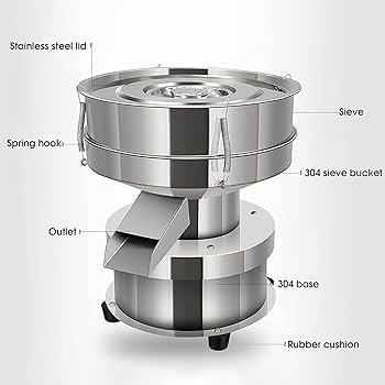 Amazon.co.jp: 自動電動振動ふるい 50W 自動粉ふるい機、60 メッシュ