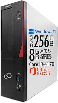 Amazon.co.jp: 【整備済み品】デスクトップPC ESPRIMO D583/Win11 Pro