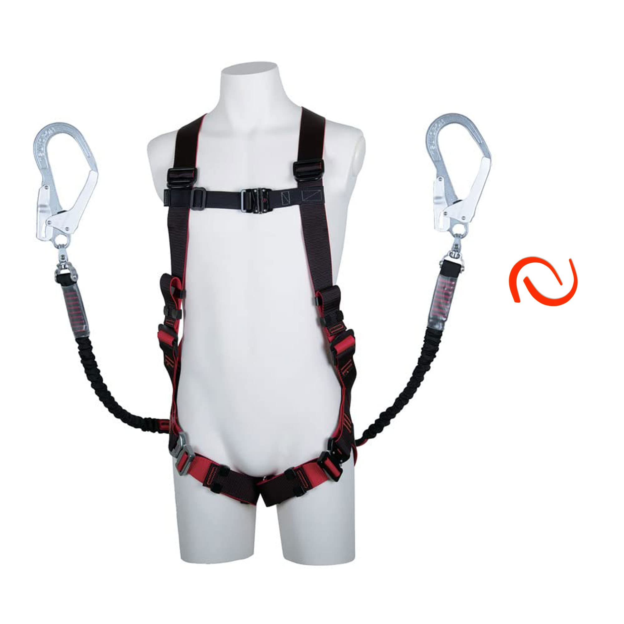 Amazon.co.jp: 藤井電工 新規格 フルハーネス レヴォハーネス 〔2股