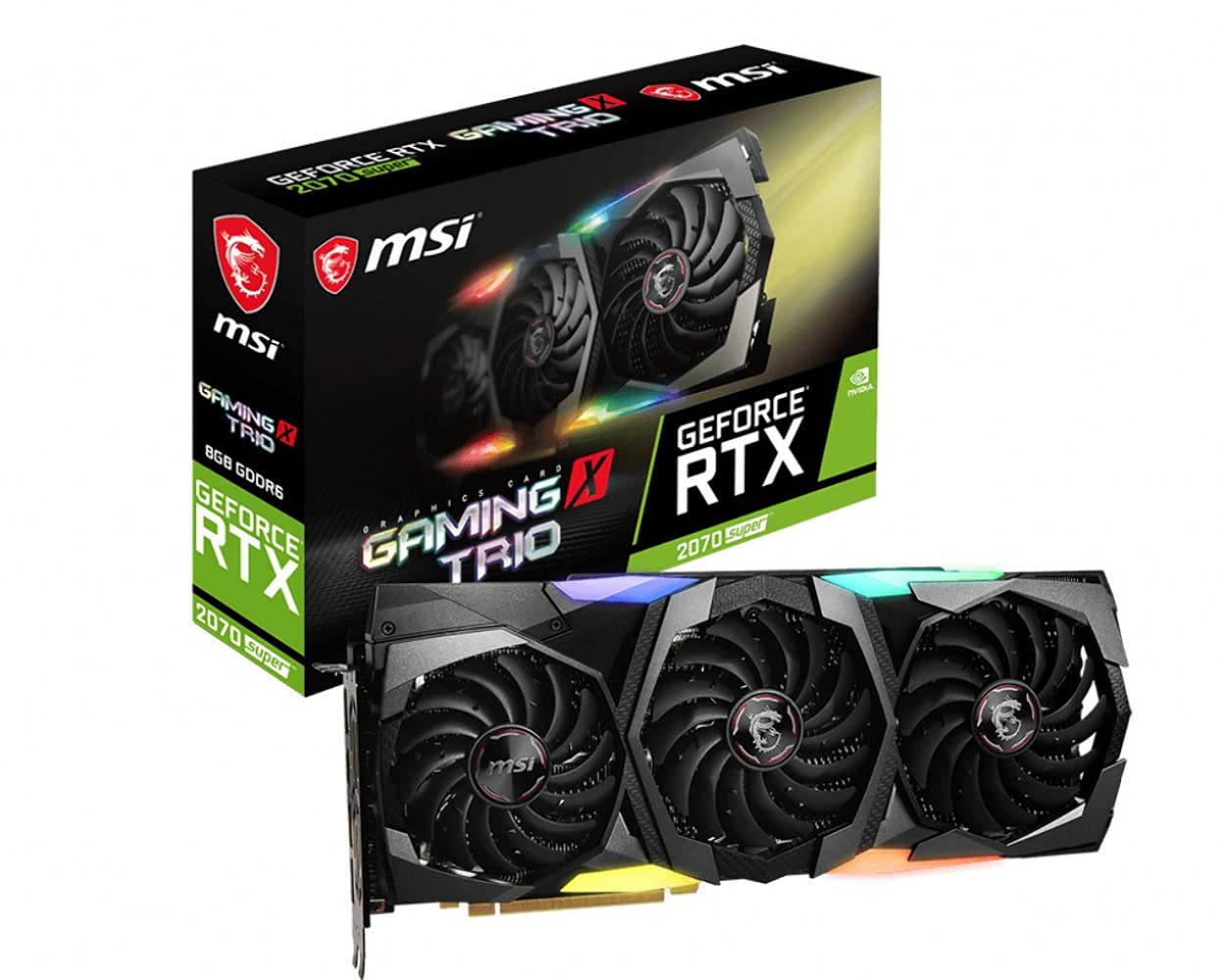 Amazon.in: Buy MSI GeForce RTX 2070 Super Gaming X Trio 8GB GDDR6